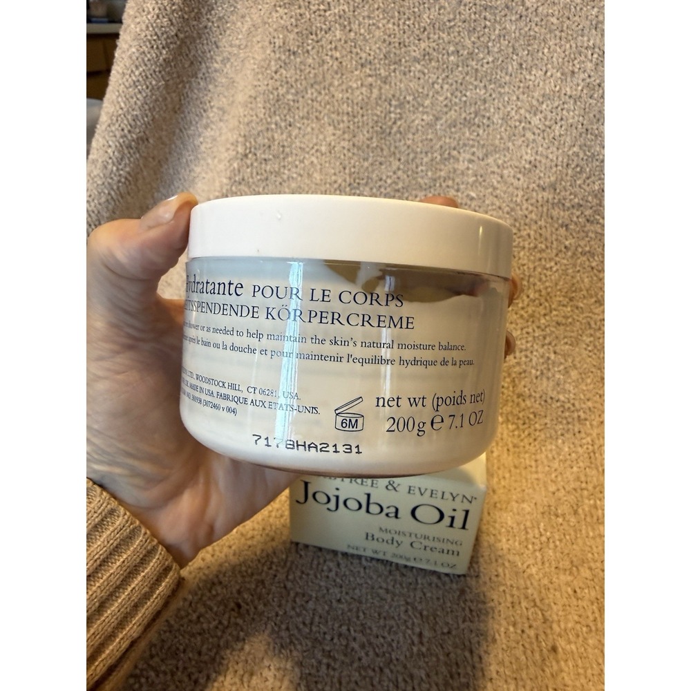 Crabtree and Evelyn - Jojoba Oil - Moisturizing Body Cream 200g / 7.1 Oz NIB - Picture 3 of 8